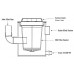 Plaster Trap (Settling Tank) 22 Litre PVC - Round with Sealed Lid and Internal Grit Basket - Australian Made